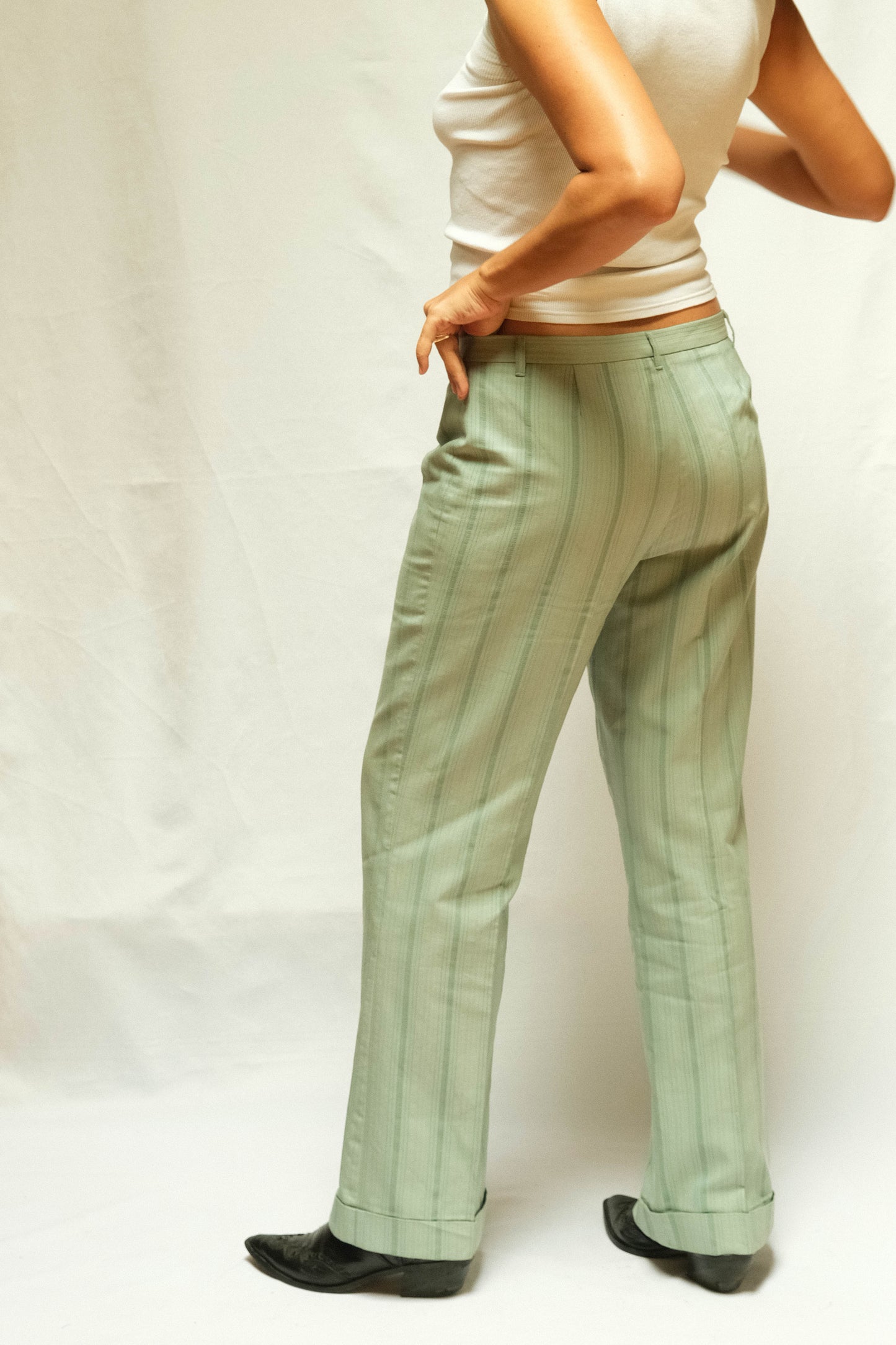 PANTALÓN VERDE MOSCHINO