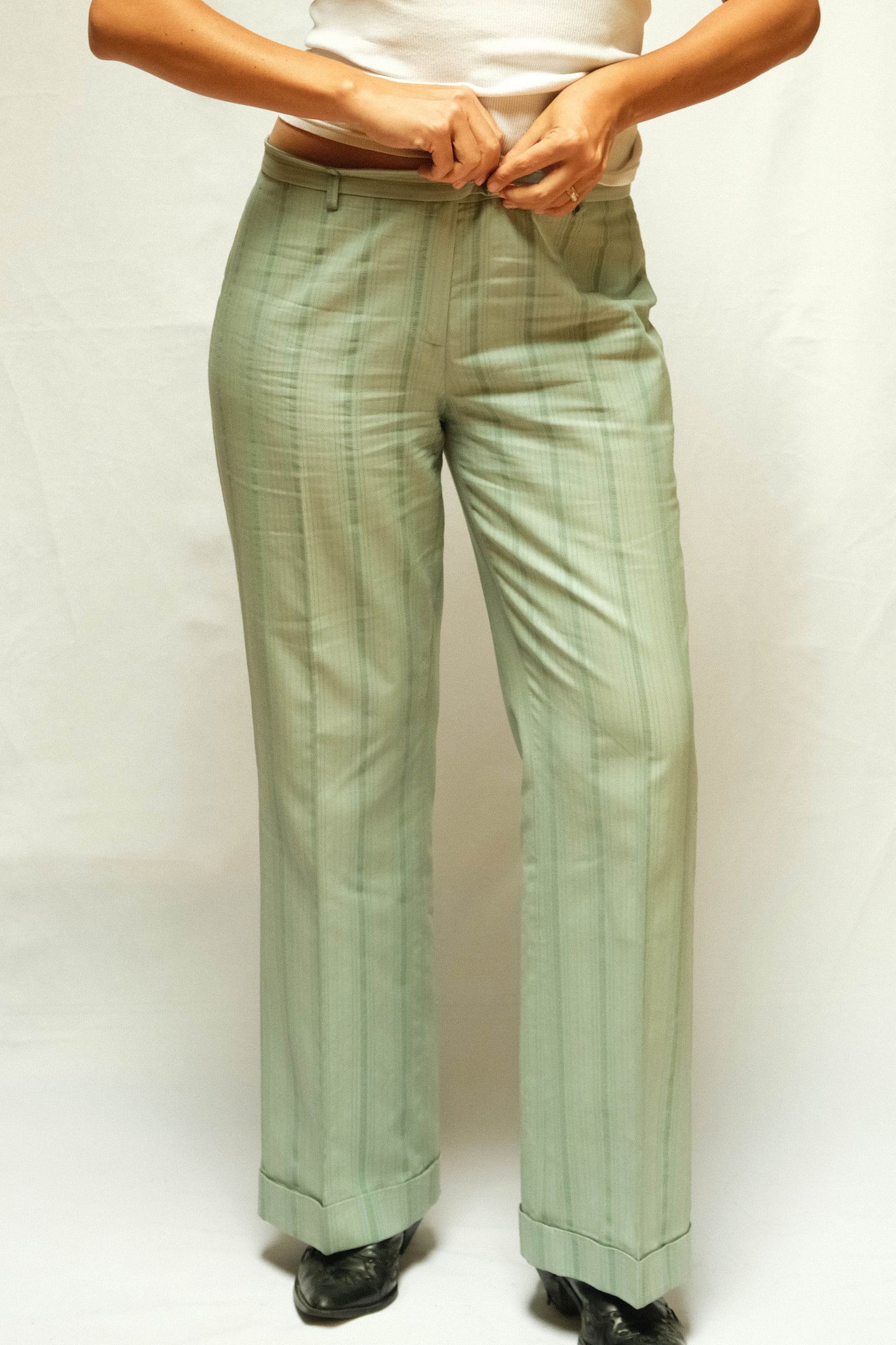 PANTALÓN VERDE MOSCHINO