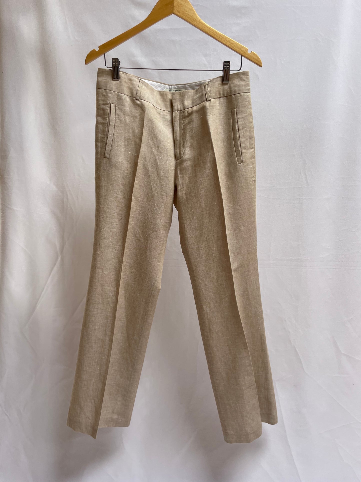 PANTALÓN LINO BEIGE