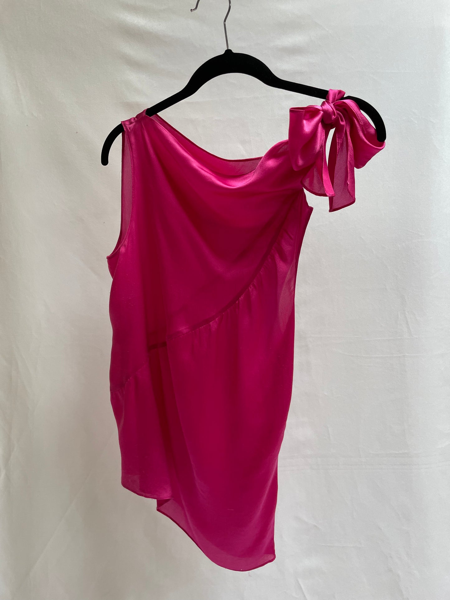 BLUSA FUCSIA LAZO MOSCHINO