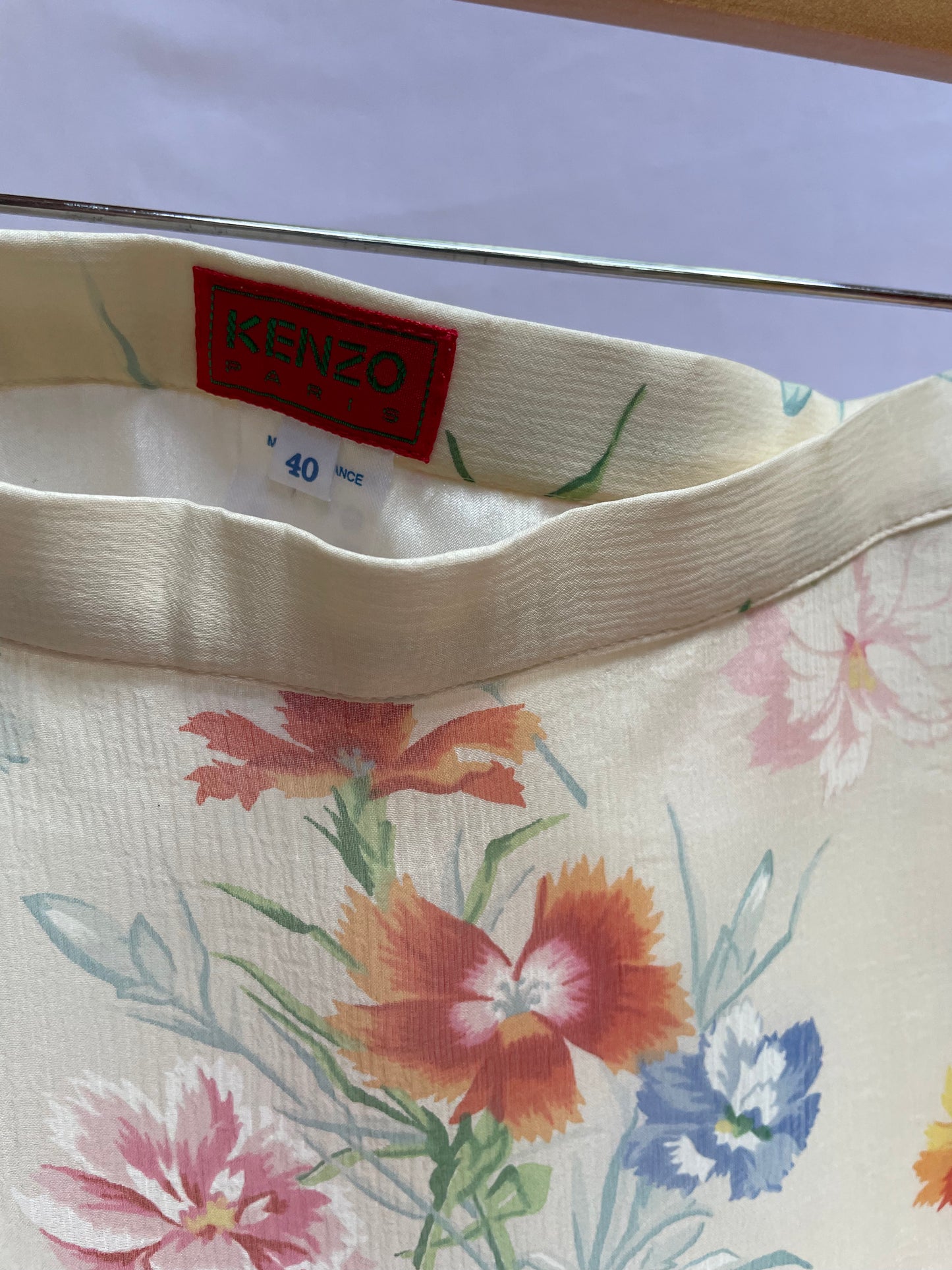 FALDA MIDI FLORAL KENZO