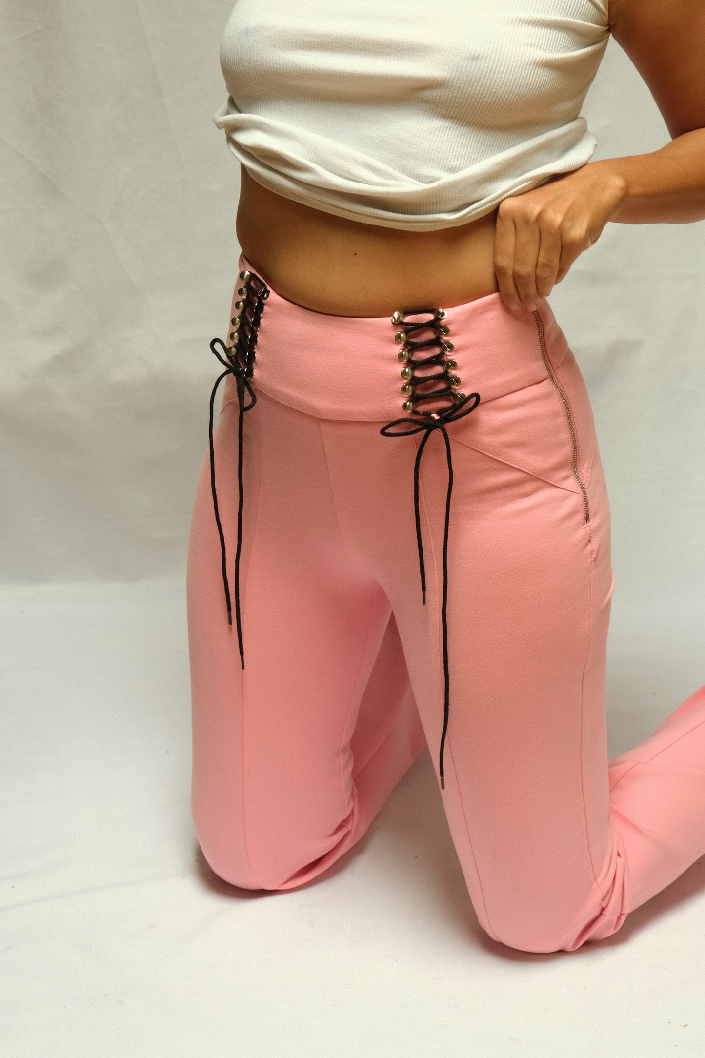 PANTALÓN ROSADO LAZOS